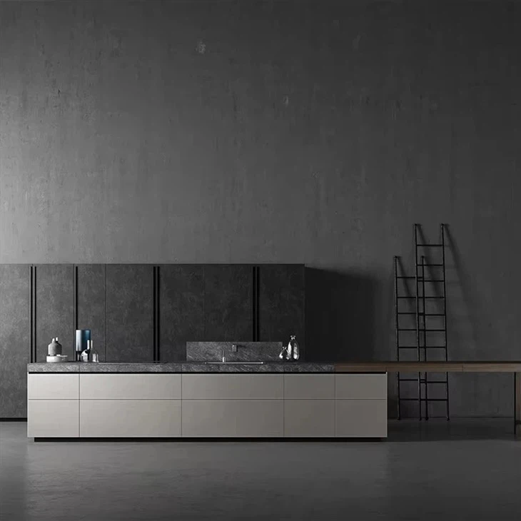 Gray Lacquer Kitchen Cabinets price